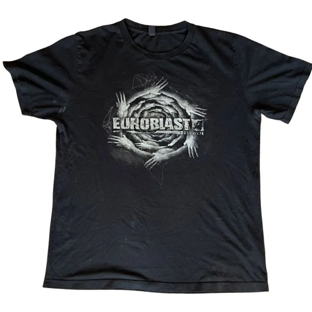 Euroblast Festival Black T Shirt 2015 Cynic Paul Masvidal M Death